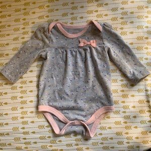Cat & Jack Baby Girl Long Sleeve Onesie
